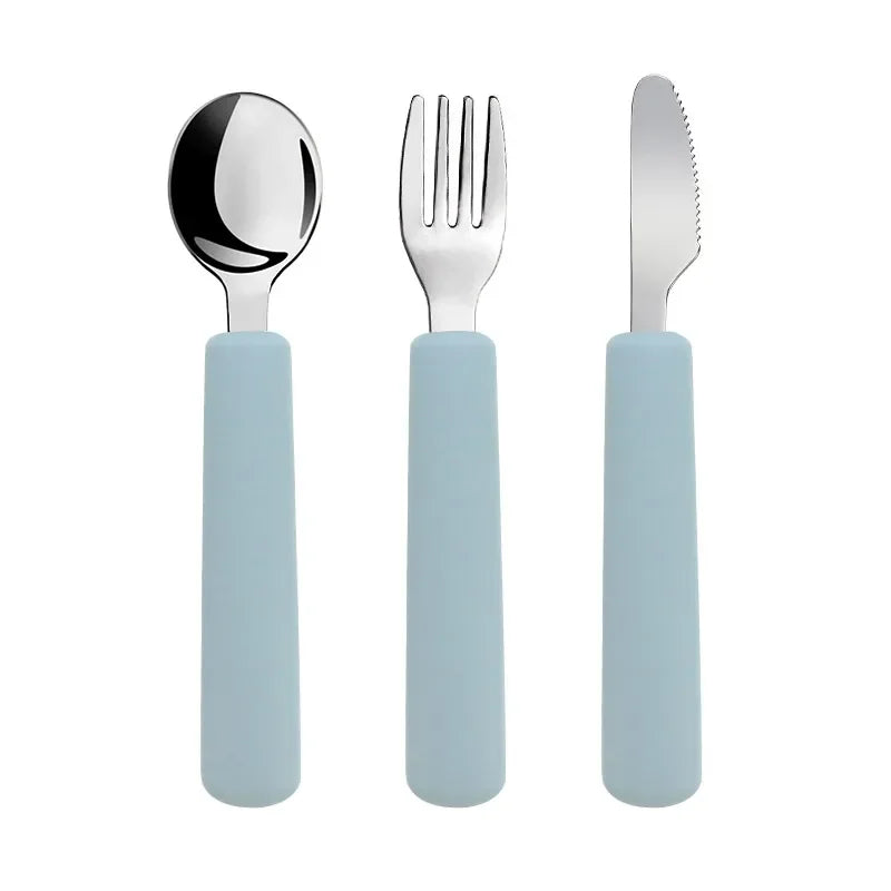 Baby Silicone Cutlery Set